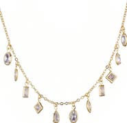 Adornia Mixed Crystal Shaker Necklace