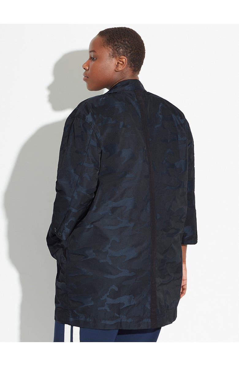 SEE ROSE GO Jacquard Blazer Plus Size, Alternate, color, Navy Jacquard