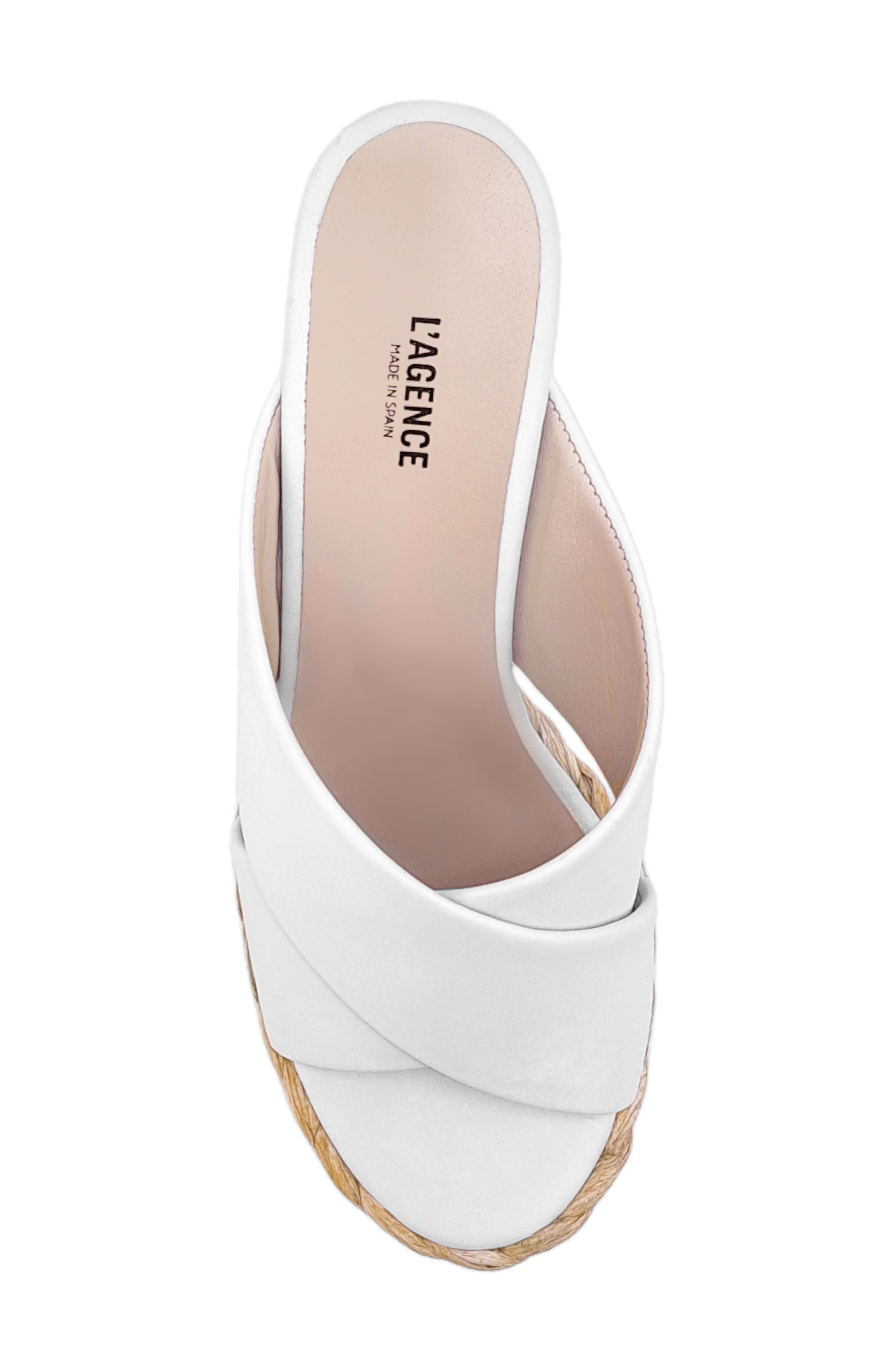 L'AGENCE Lucca Sandal, Alternate, color, White