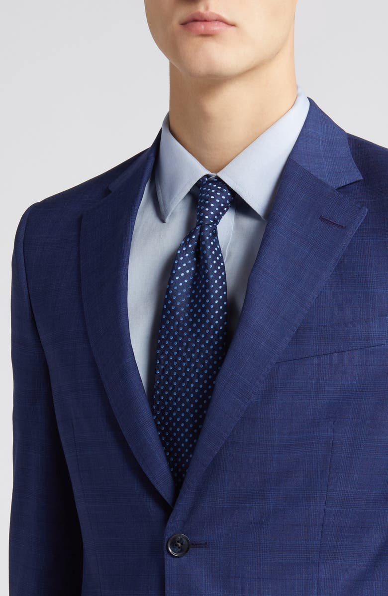 Peter Millar Glen Plaid Tailored Fit Wool Suit, Alternate, color,