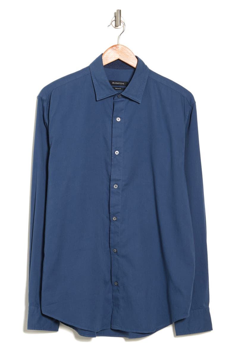 Solid Classic Fit Shirt, Alternate, color, STEEL