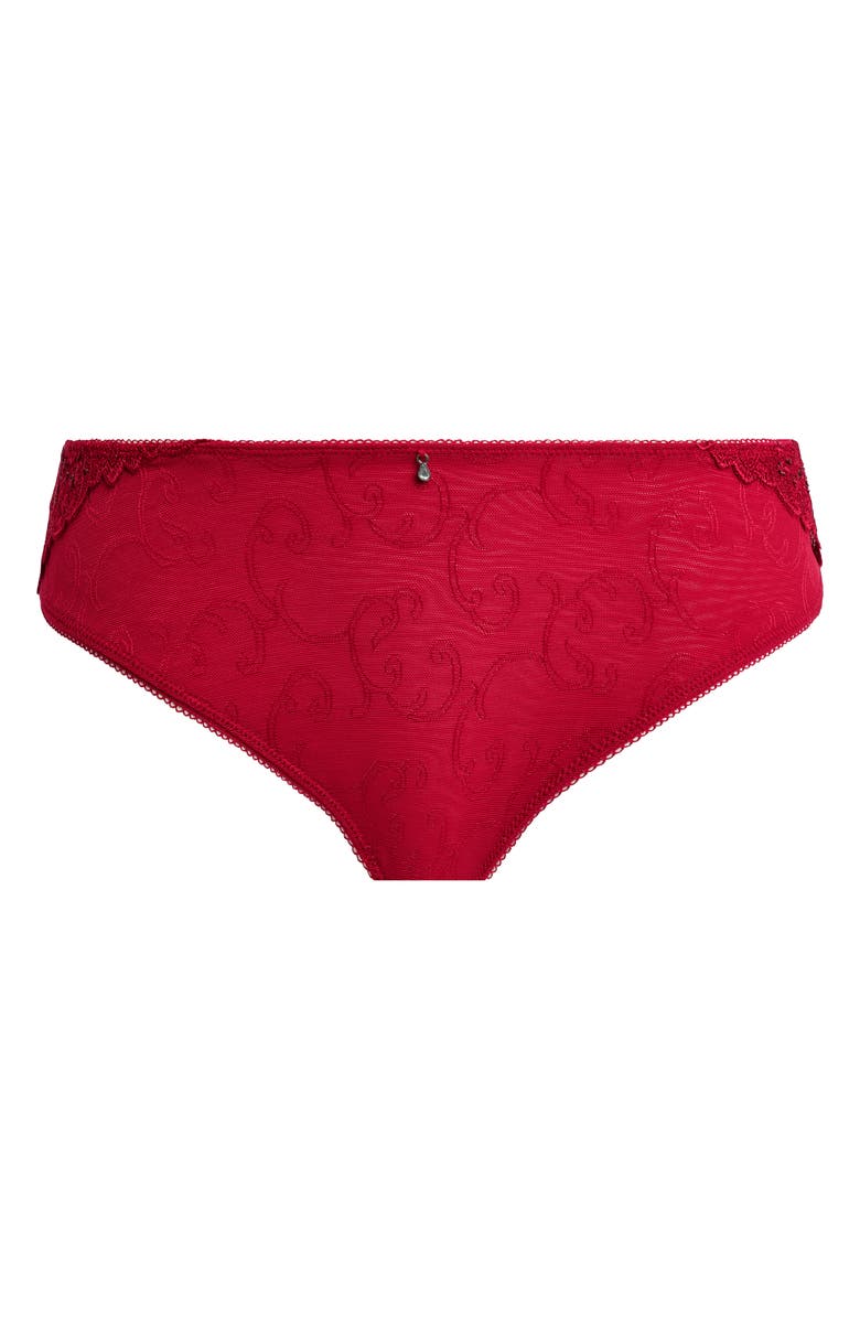 Fantasie Portia Brazilian Cut Briefs, Alternate, color, Red
