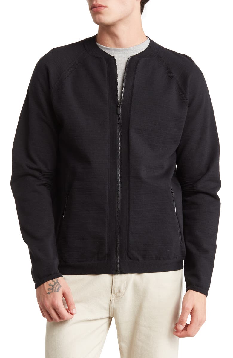 BRADY 3D Knit Seamless Bomber Jacket, Main, color, 