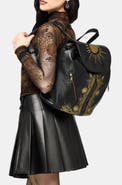 Disturbia Lunara Celestial Embroidered Backpack