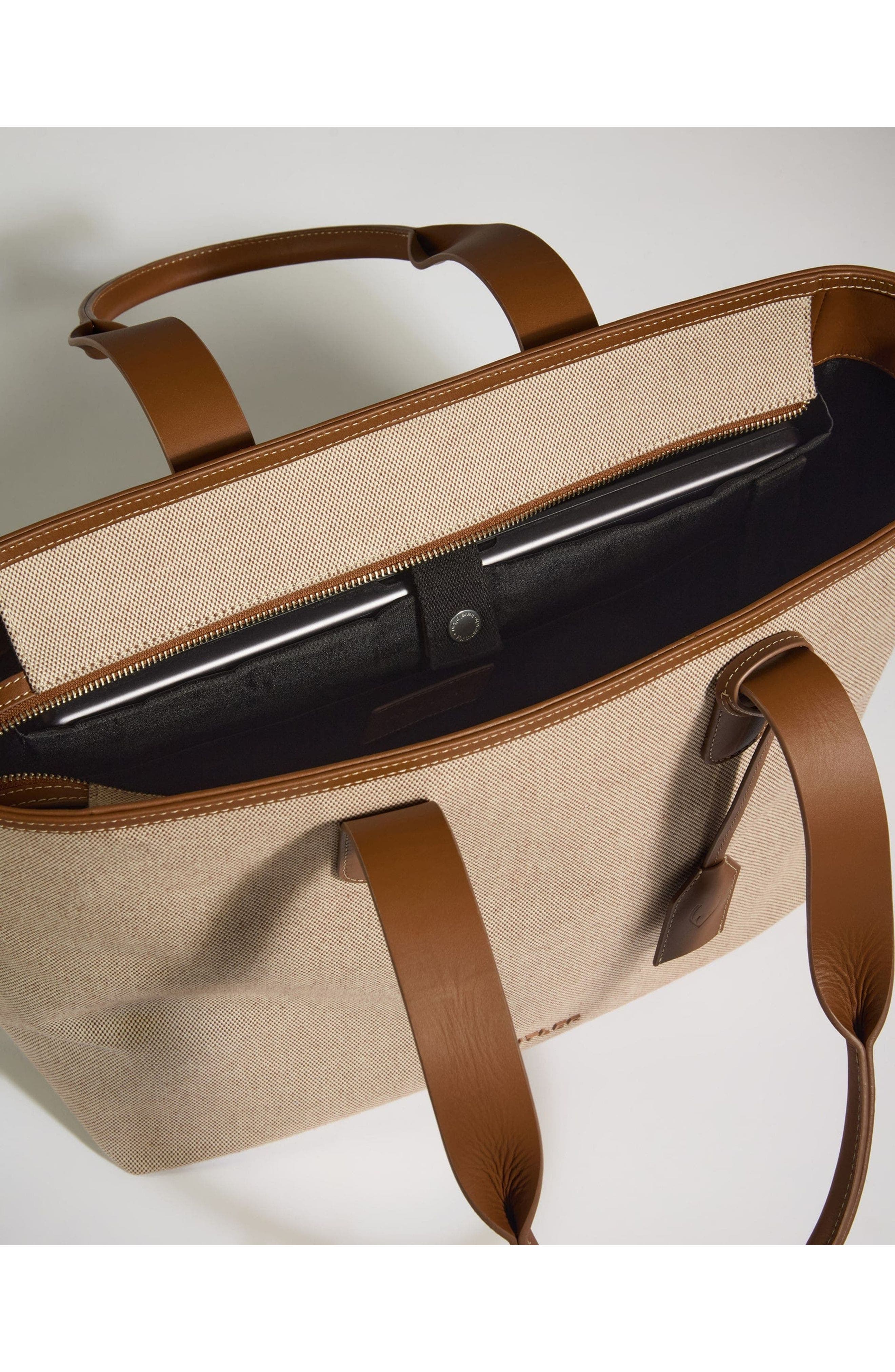 ANTLER Heritage Tote Bag in Natural, Alternate, color, Natural