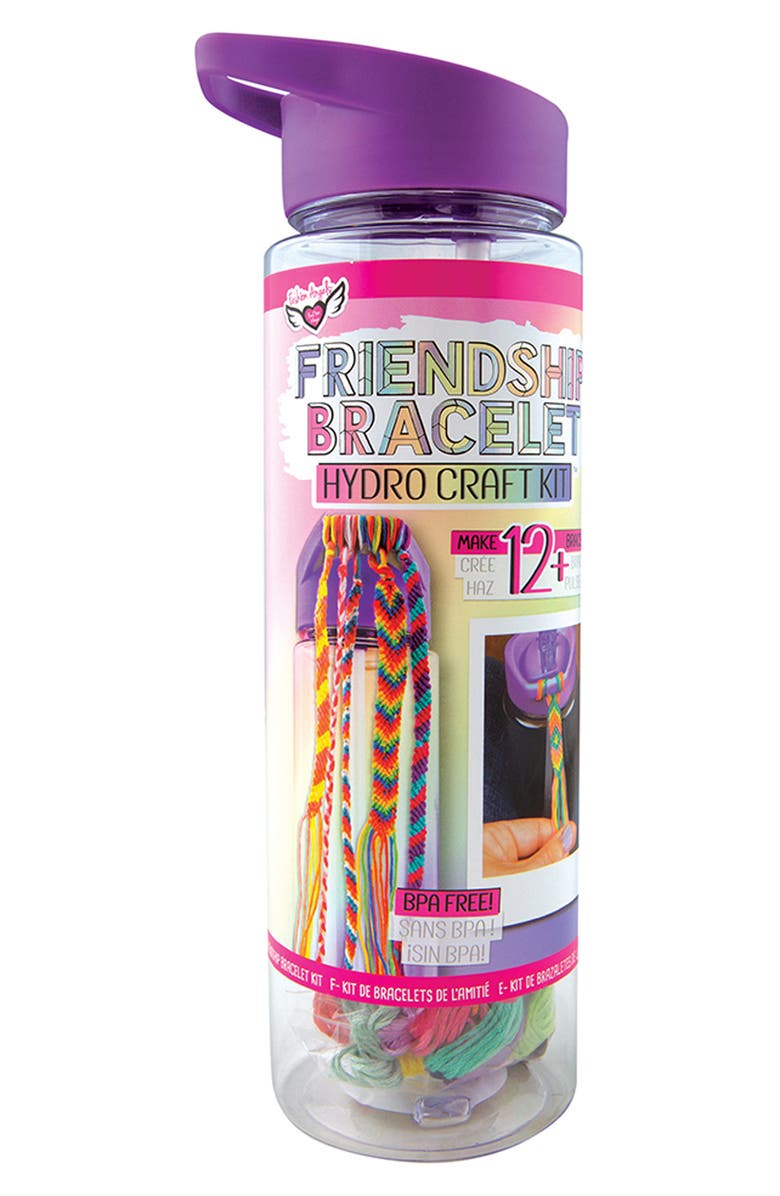 Fashion Angels Friendship Bracelet Hydro-Craft Water Bottle Kit, Main, color, 