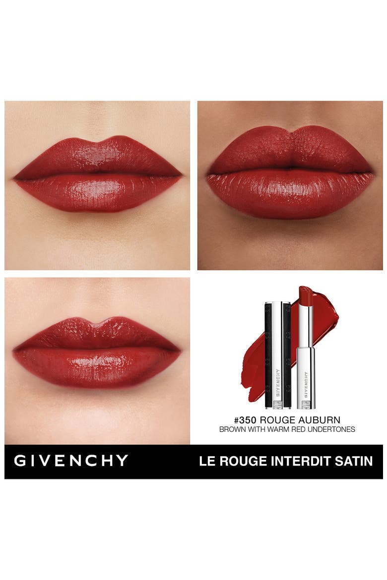 ⭐︎GIVENCHY ROUGE INTERDIT 口紅 Le Rouge Interdit Satin Lipstick (Women) | Nordstrom