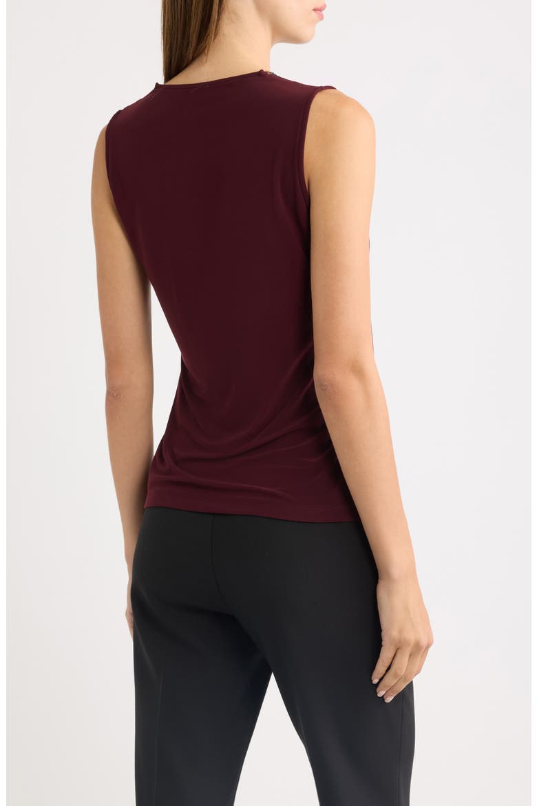 Lace Trim V-Neck Tank, Alternate, color, BAROLO