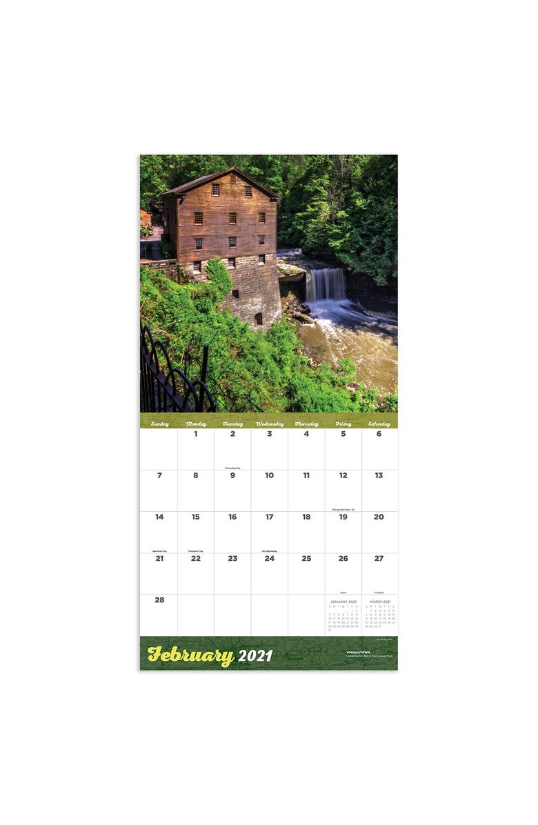 TF PUBLISHING 2021 Road Trip: Ohio Wall Calendar, Alternate, color, 