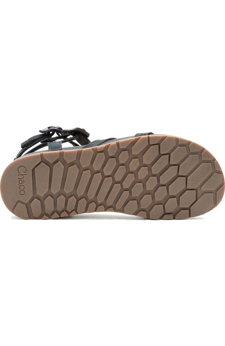 Chaco Lowdown Strappy High Sandal, Alternate, color, Black