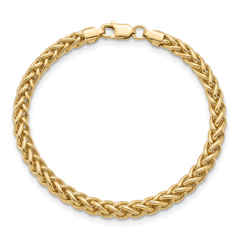 14k Gold Filled 6-mm Bold Franco Link Chain Bracelet