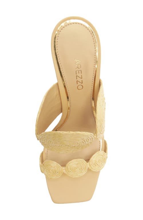 Arezzo Carly High Stiletto Sandal In Natural