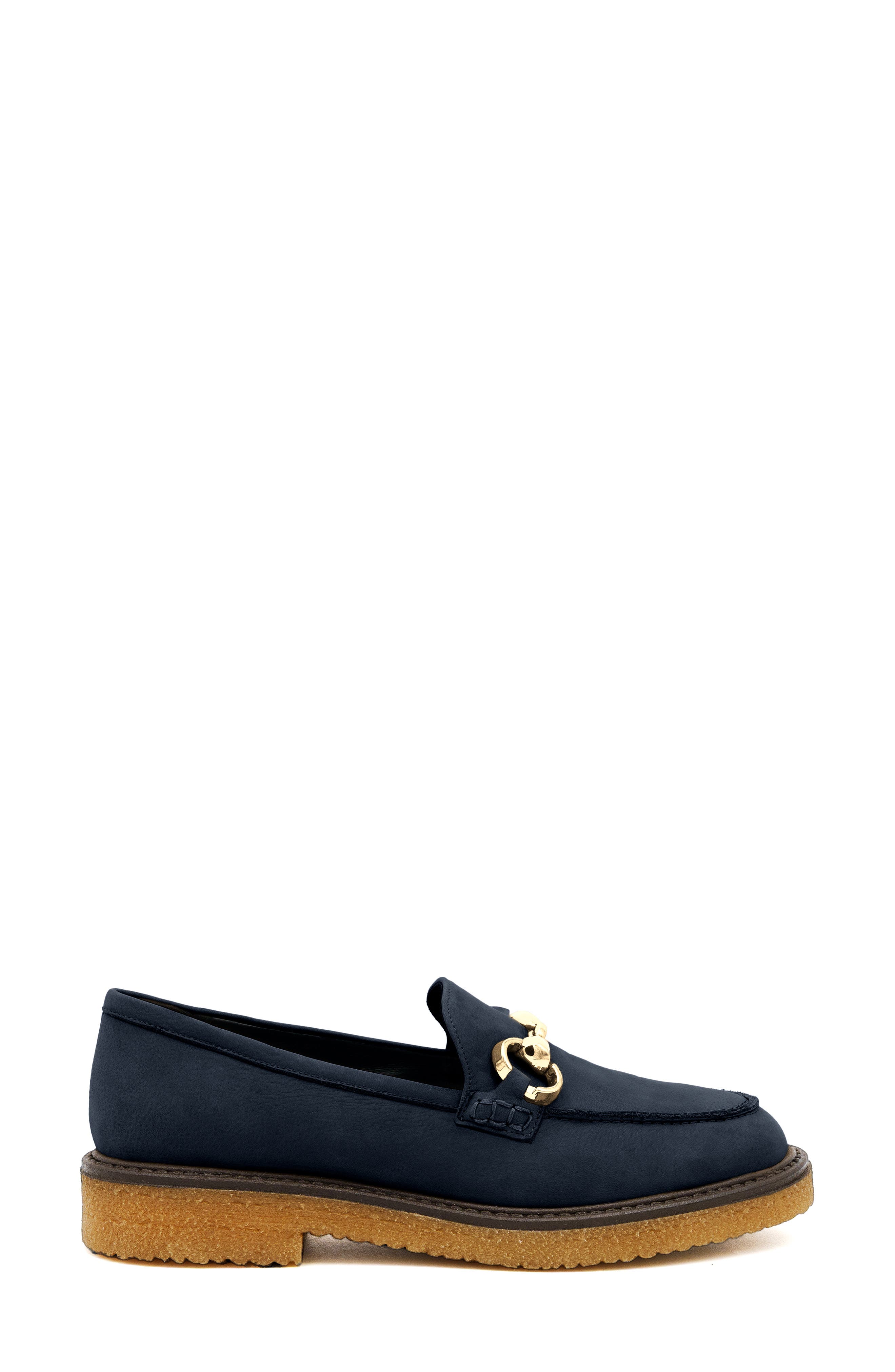 Balzello Leather Loafer, Alternate, color, NAVY