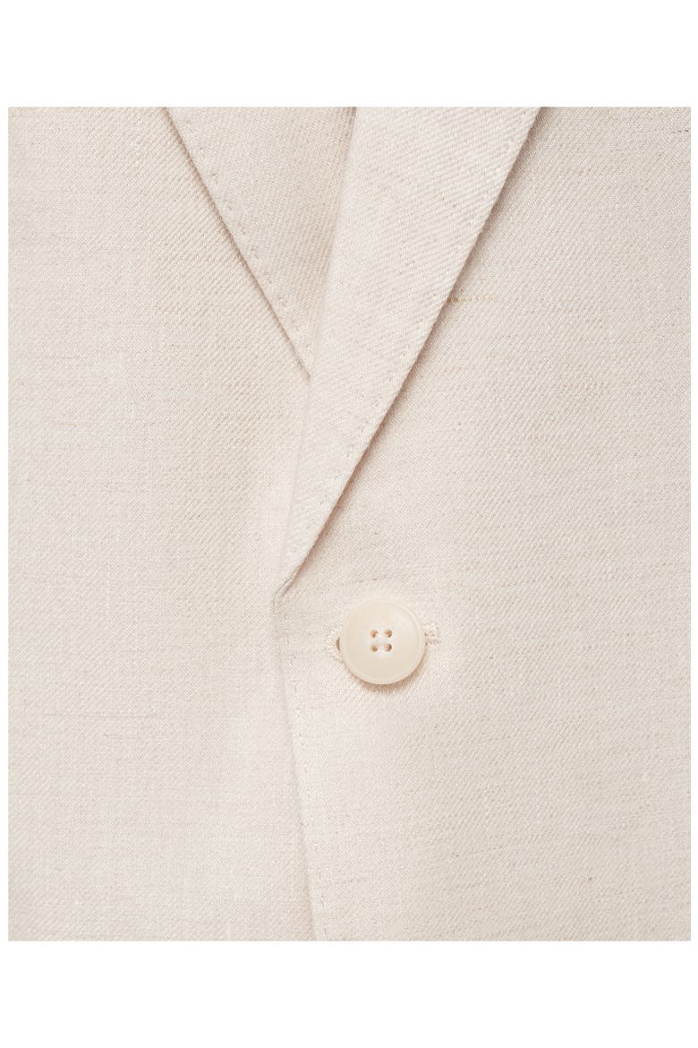 Slim Fit Linen Sport Coat, Alternate, color, ECRU