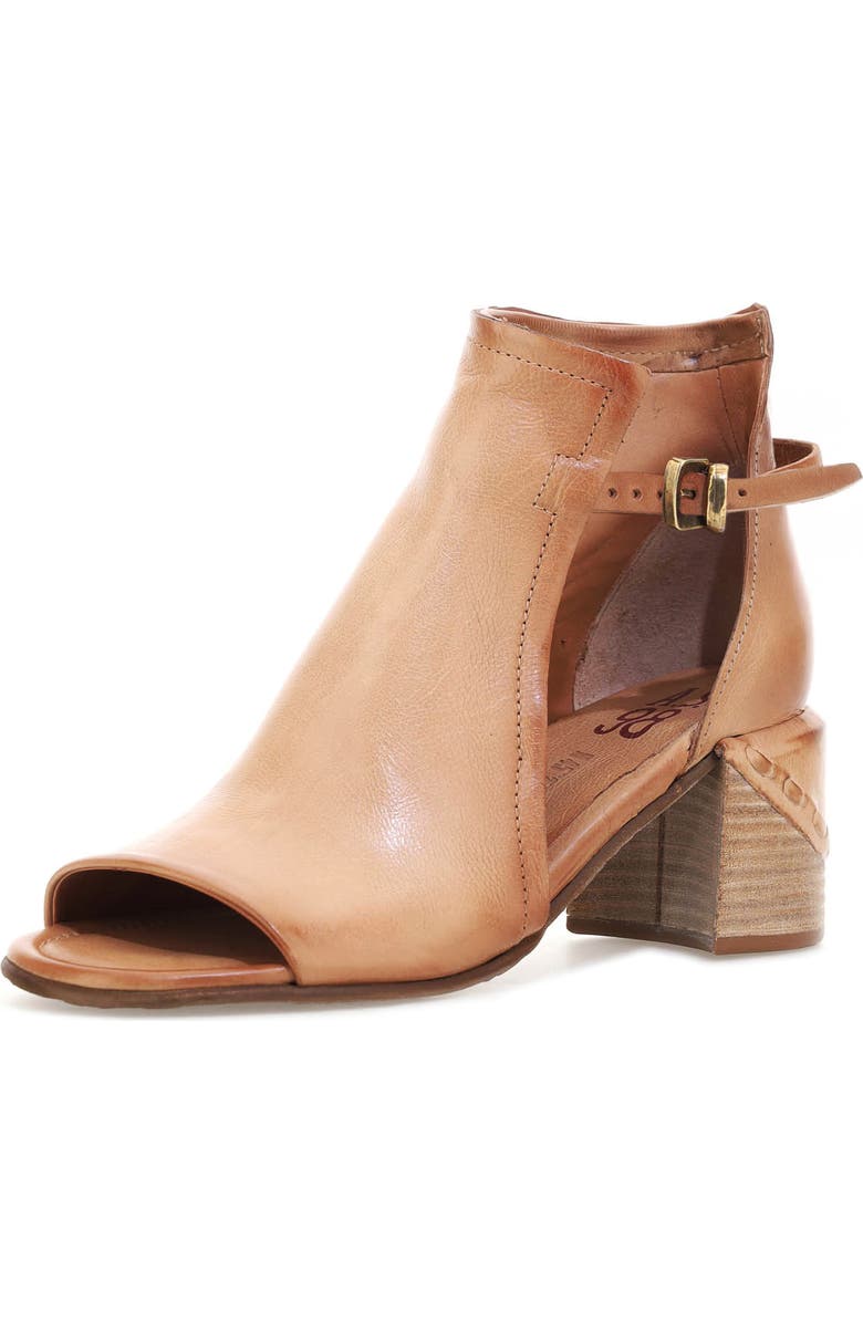 A.S.98 Maxwell Open Toe Bootie, Main, color, Sand
