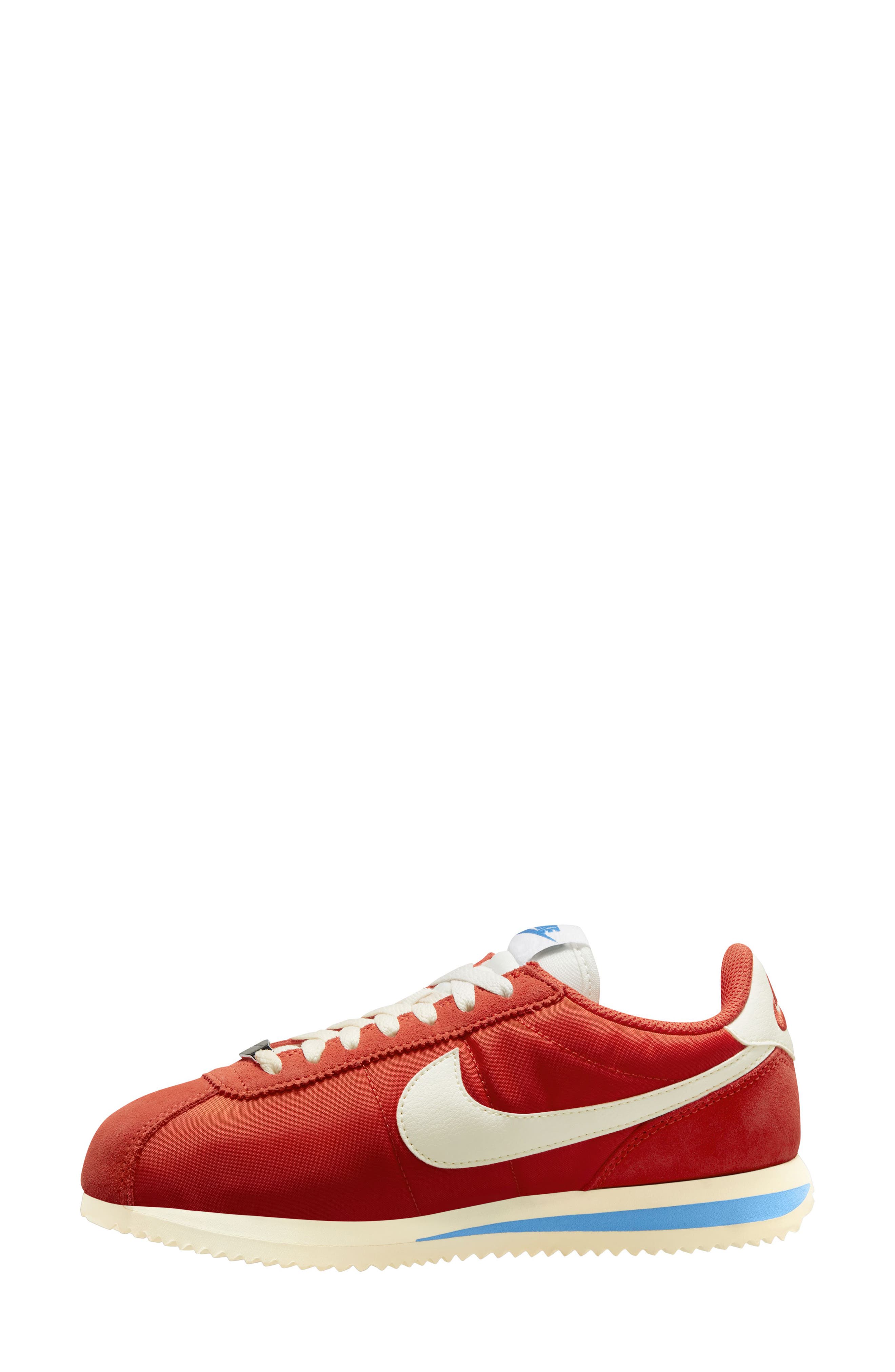 Nike Cortez Sneaker, Alternate, color, Picante Red/ Sail/ Blue