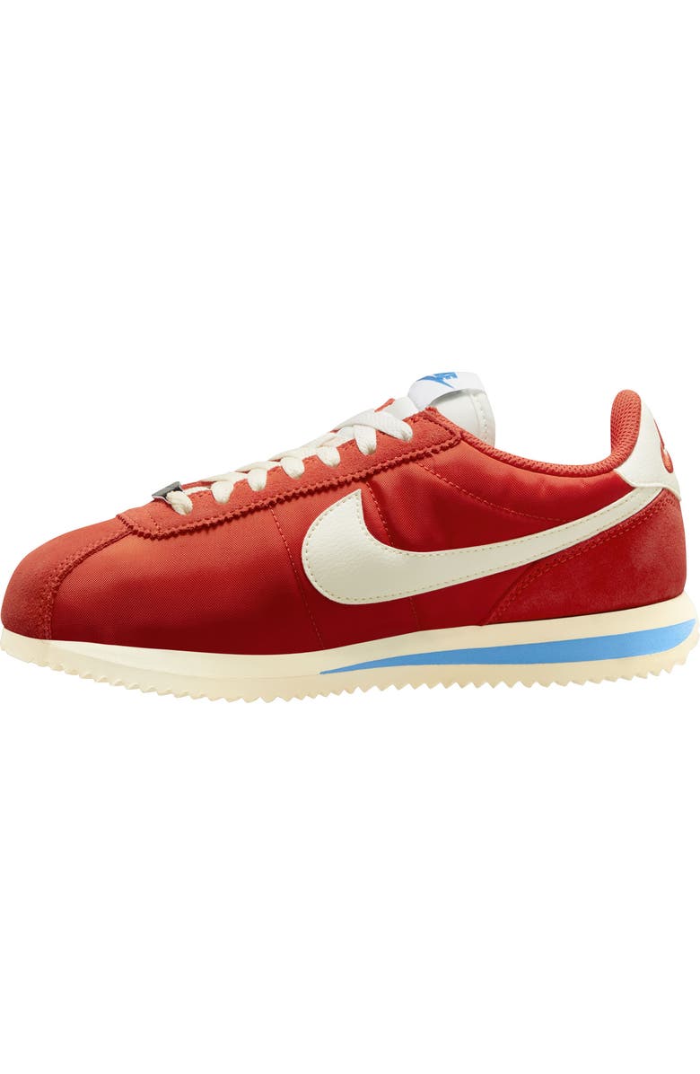Nike Cortez Sneaker, Alternate, color, Picante Red/ Sail/ Blue