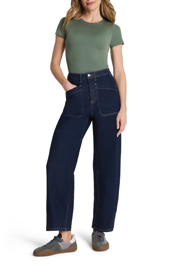 SPANXsmooth™ Jersey Crewneck T-Shirt, Alternate, color, EUCALYPTUS