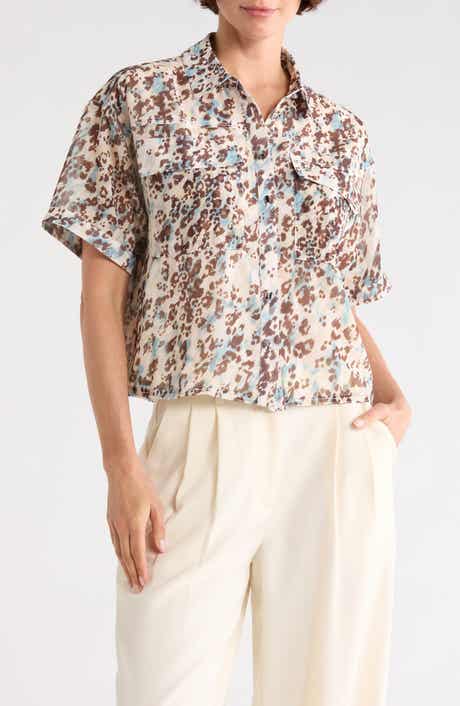 DKNY Washer Camp Shirt