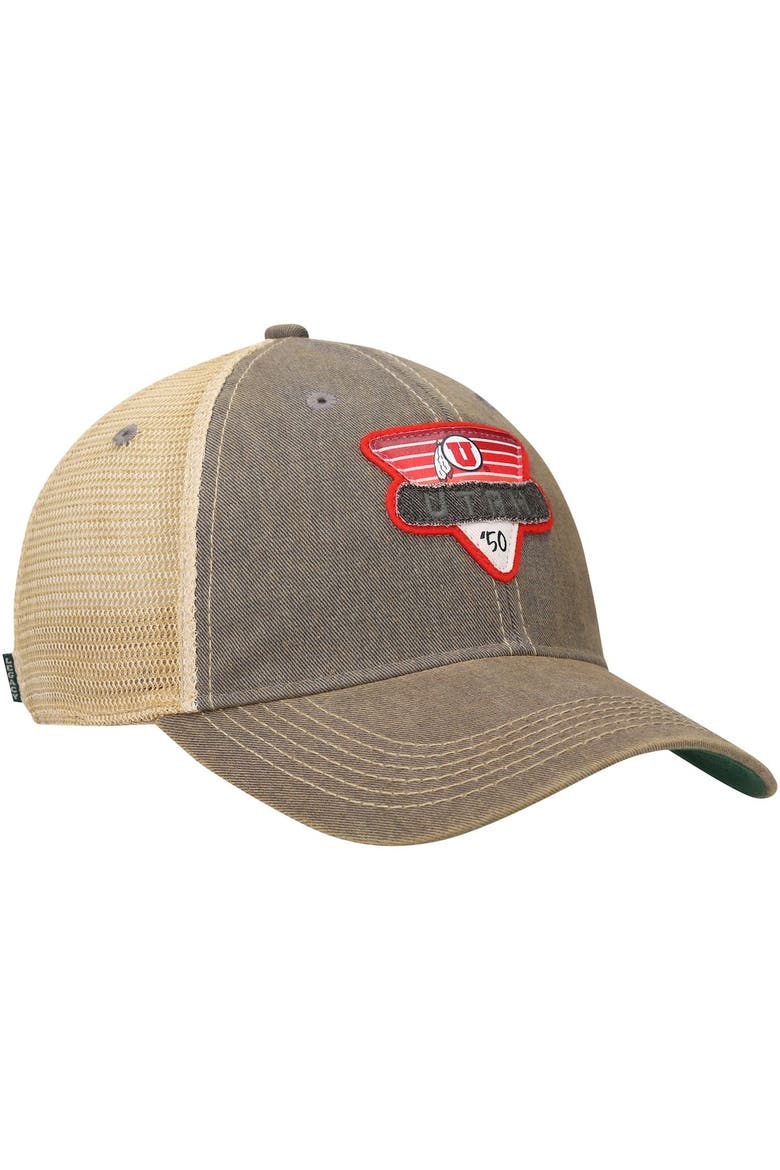 Men's Gray Utah Utes Legacy Point Old Favorite Trucker Snapback Hat, Alternate, color, Gray