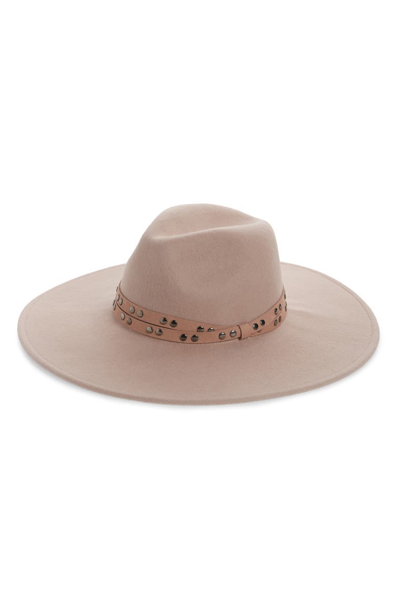 Treasure & Bond Studded Band Felted Wool Panama Hat, Main, color,