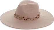 Treasure & Bond Studded Band Felted Wool Panama Hat