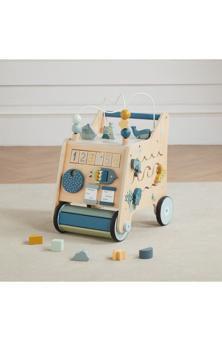 Wonder & Wise Busy Busy Activity Walker, Alternate, color, Blue