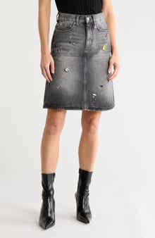 Charm A-Line Miniskirt