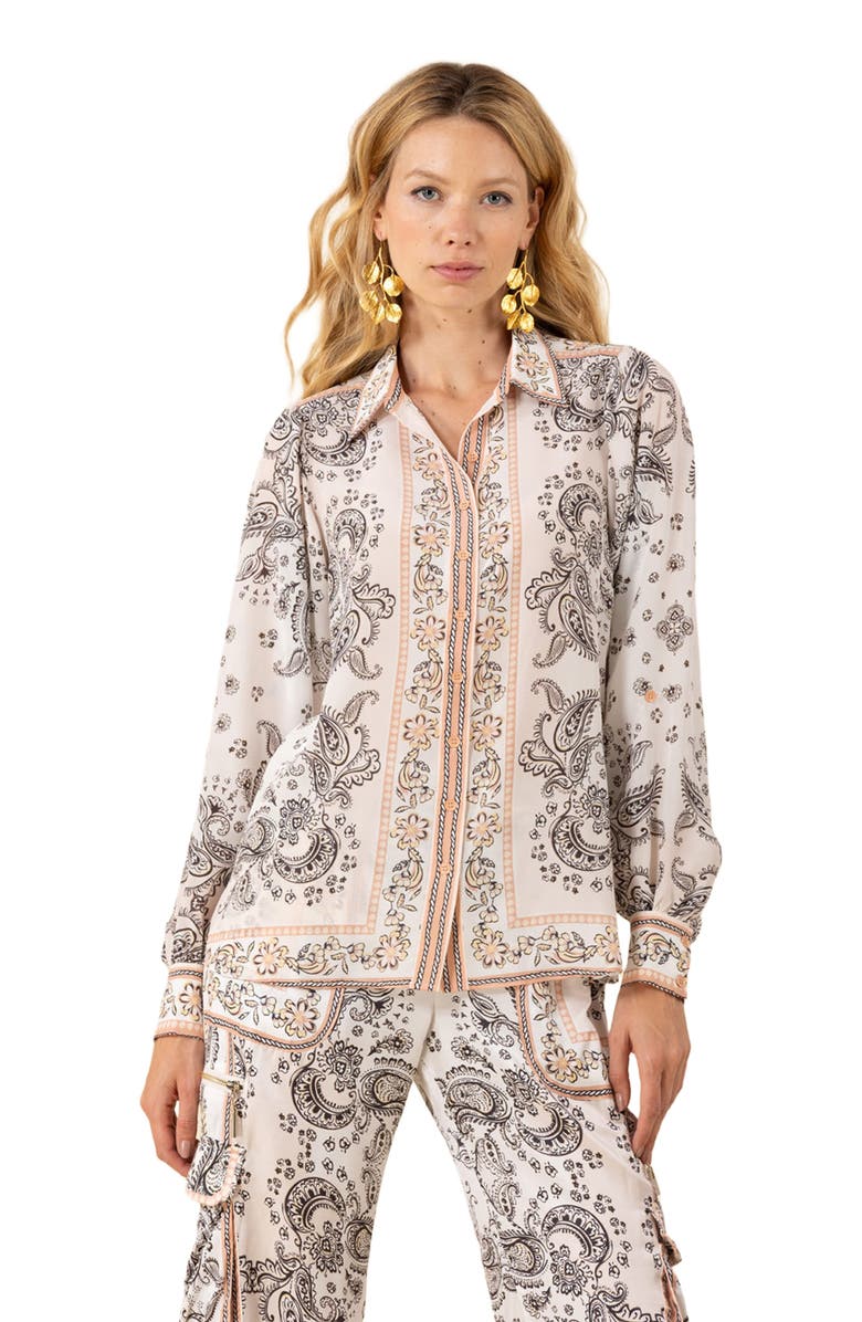 Hale Bob Rosalia Silk Top, Alternate, color, 