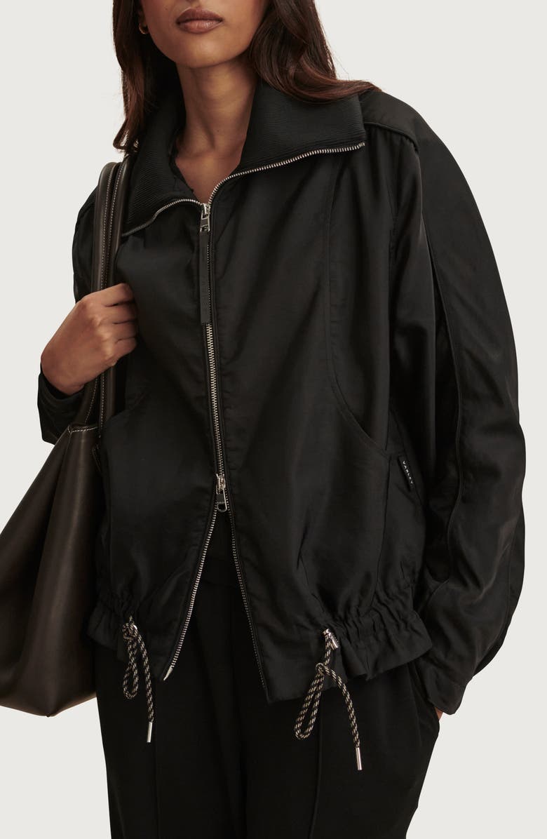 Varley Lotta Blouson Jacket, Main, color, Black
