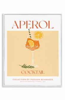 Stupell Industries Aperol Cocktail Framed Art Print