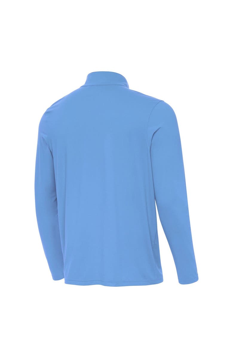 ANTIGUA Men's Antigua  Powder Blue New York Mets Intent Quarter-Zip Top, Alternate, color, Powder Blue
