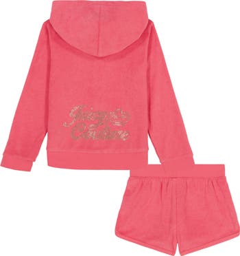 Kids' French Terry Zip Hoodie & Shorts Set