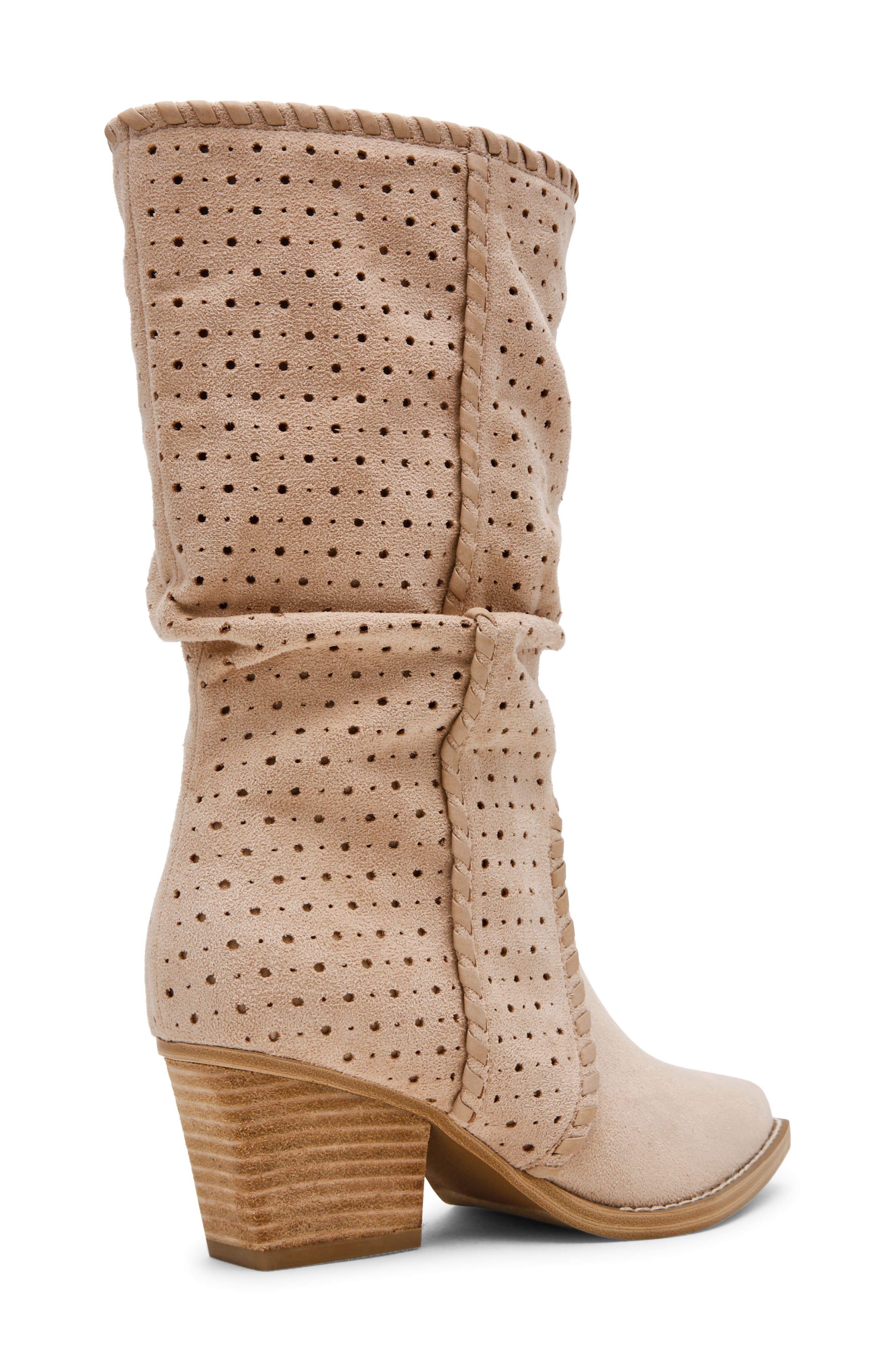 Jixan Ruched Boot, Alternate, color, STONE
