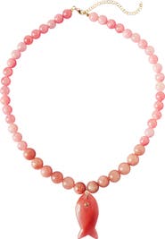 MacRae & Co. Coral Bay Fish Pendant Necklace