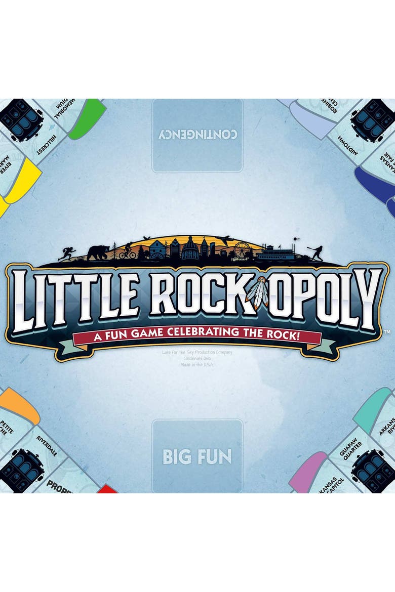 Little Rock Opoly Board Game, Alternate, color, Multicolored