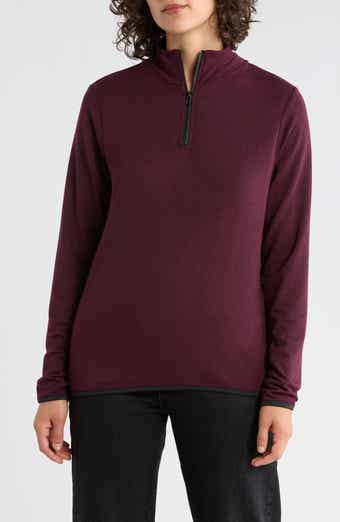 Threads 4 Thought Feather Fleece Quarter Zip Sweatshirt