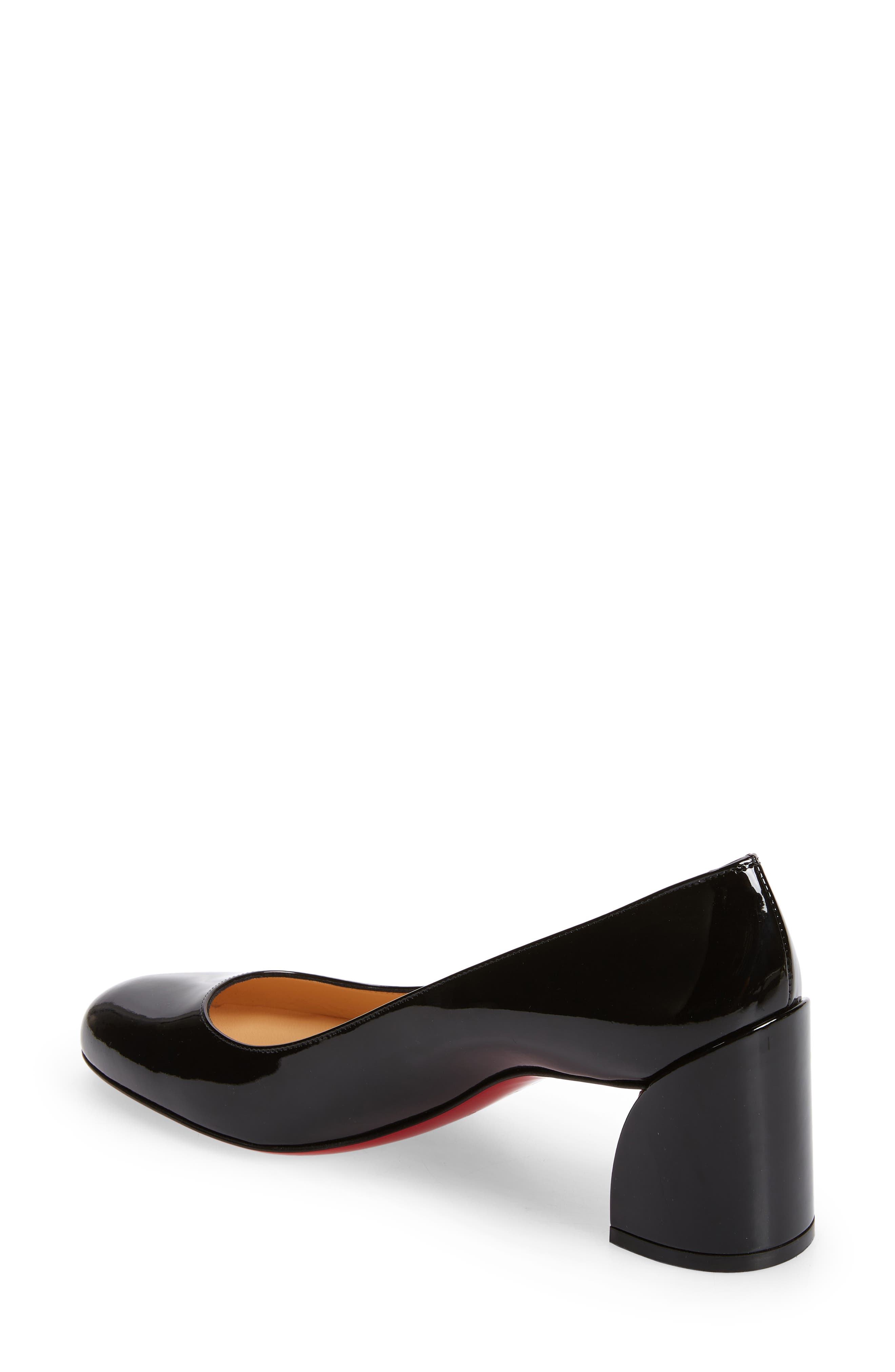 Christian Louboutin Miss Sab Patent Pump, Alternate, color, Black