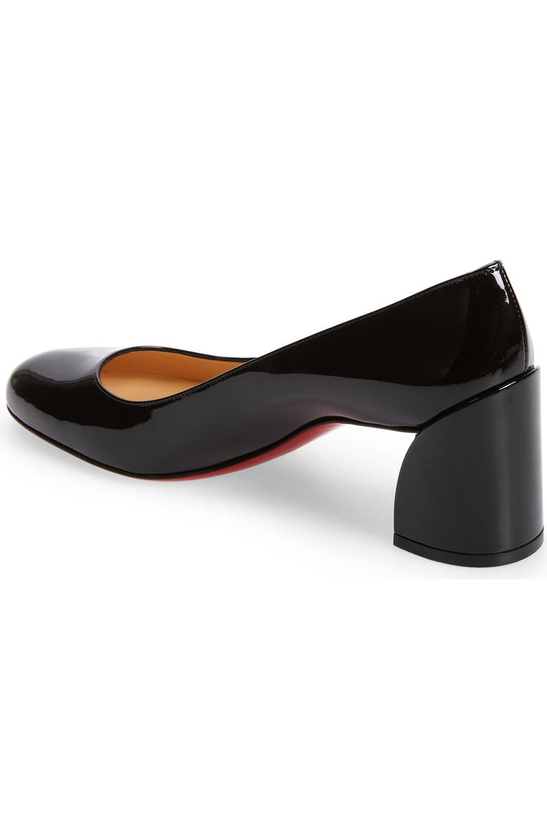 Christian Louboutin Miss Sab Patent Pump, Alternate, color, Black