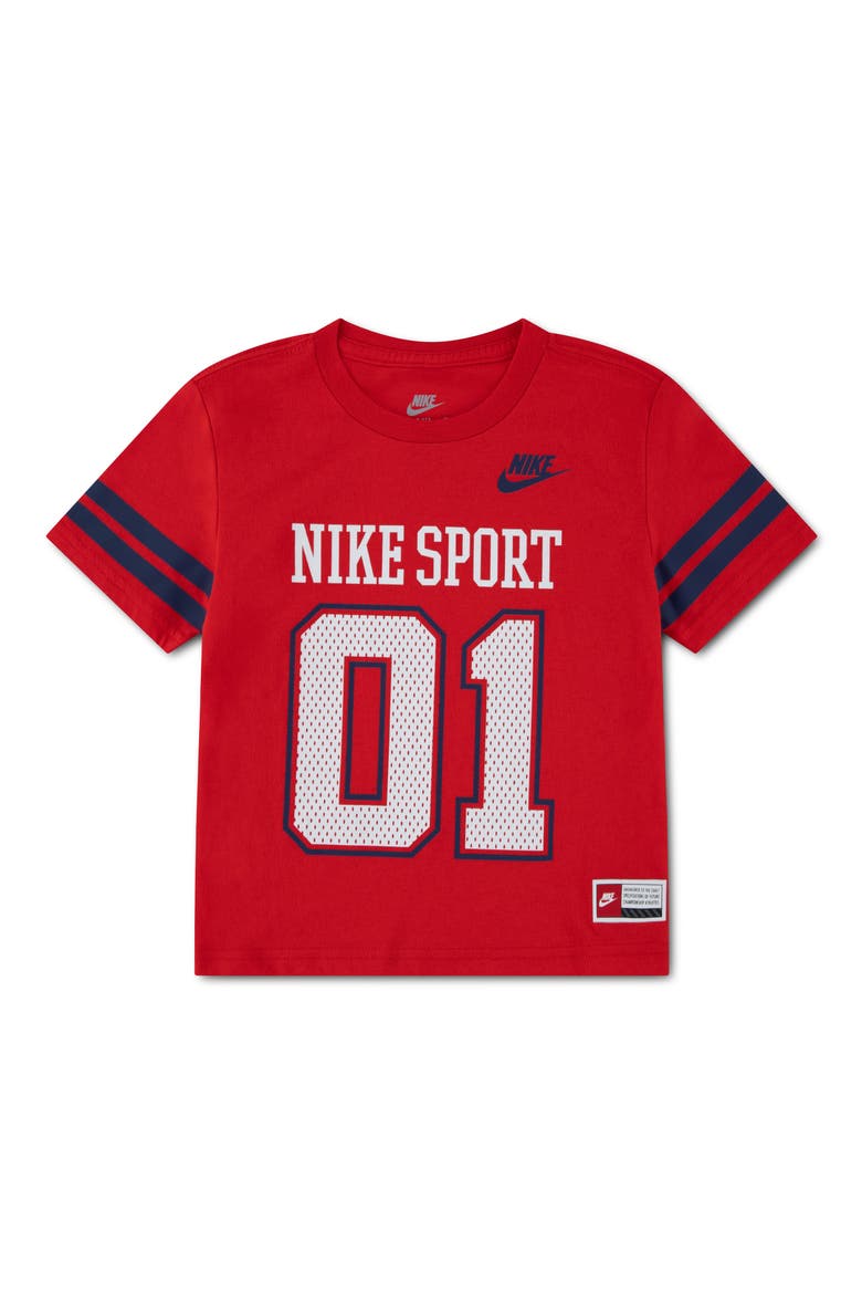 Kids' Halftime Graphic T-Shirt, Main, color, UNIVERSITY RED