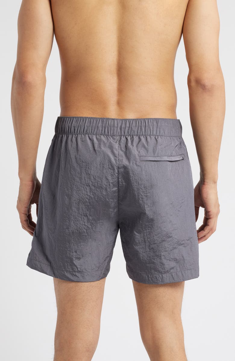 Open Edit Crinkled Nylon Swim Trunks, Alternate, color, 