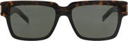 Saint Laurent 55mm Square Sunglasses