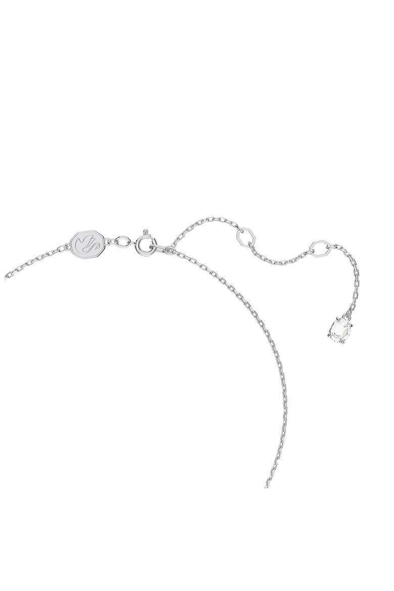 Stilla Pear Crystal Pendant Necklace, Alternate, color, WHITE