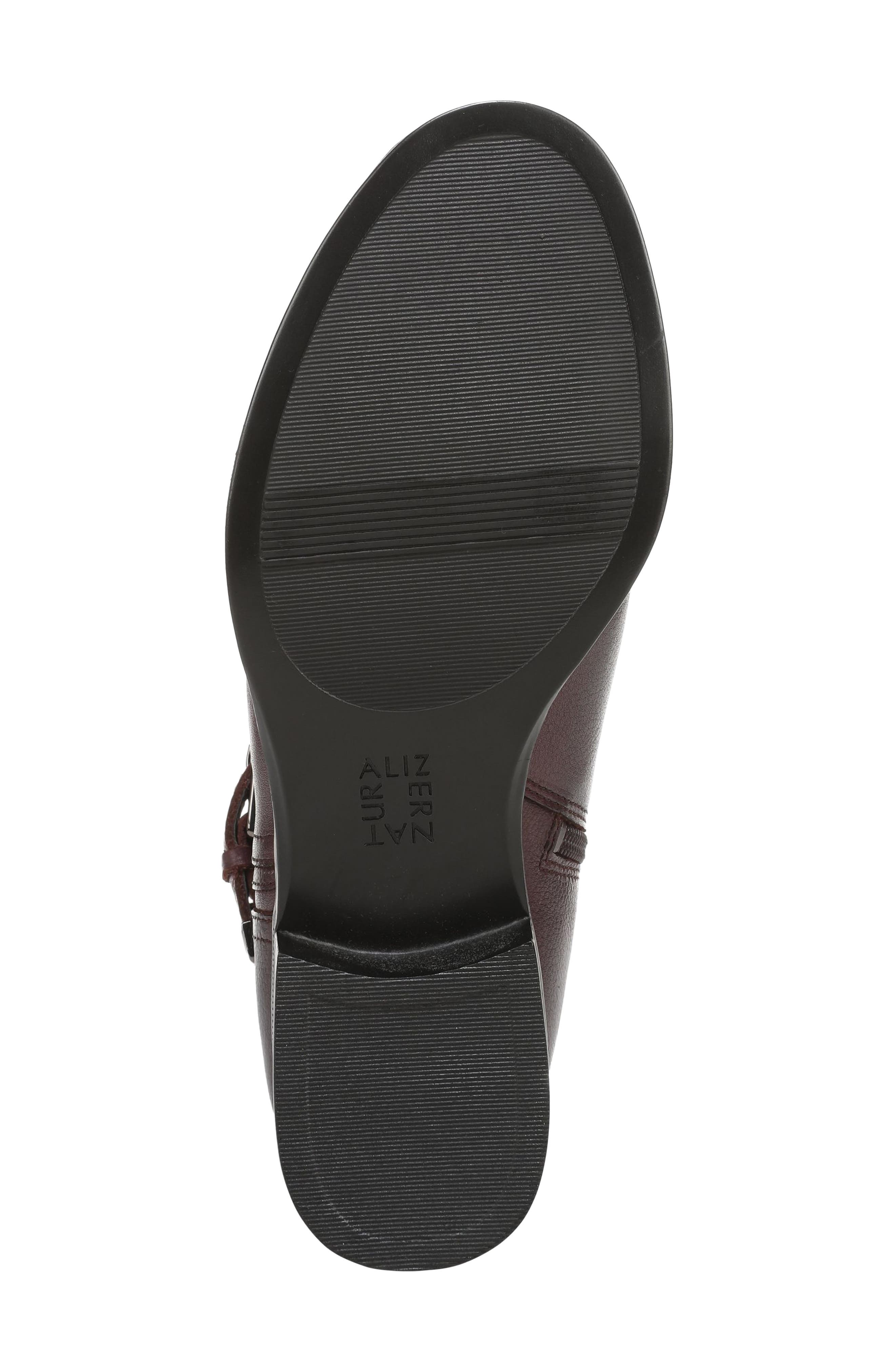 Juno Leather Riding Boot, Alternate, color, MERLOT RED LEATHER