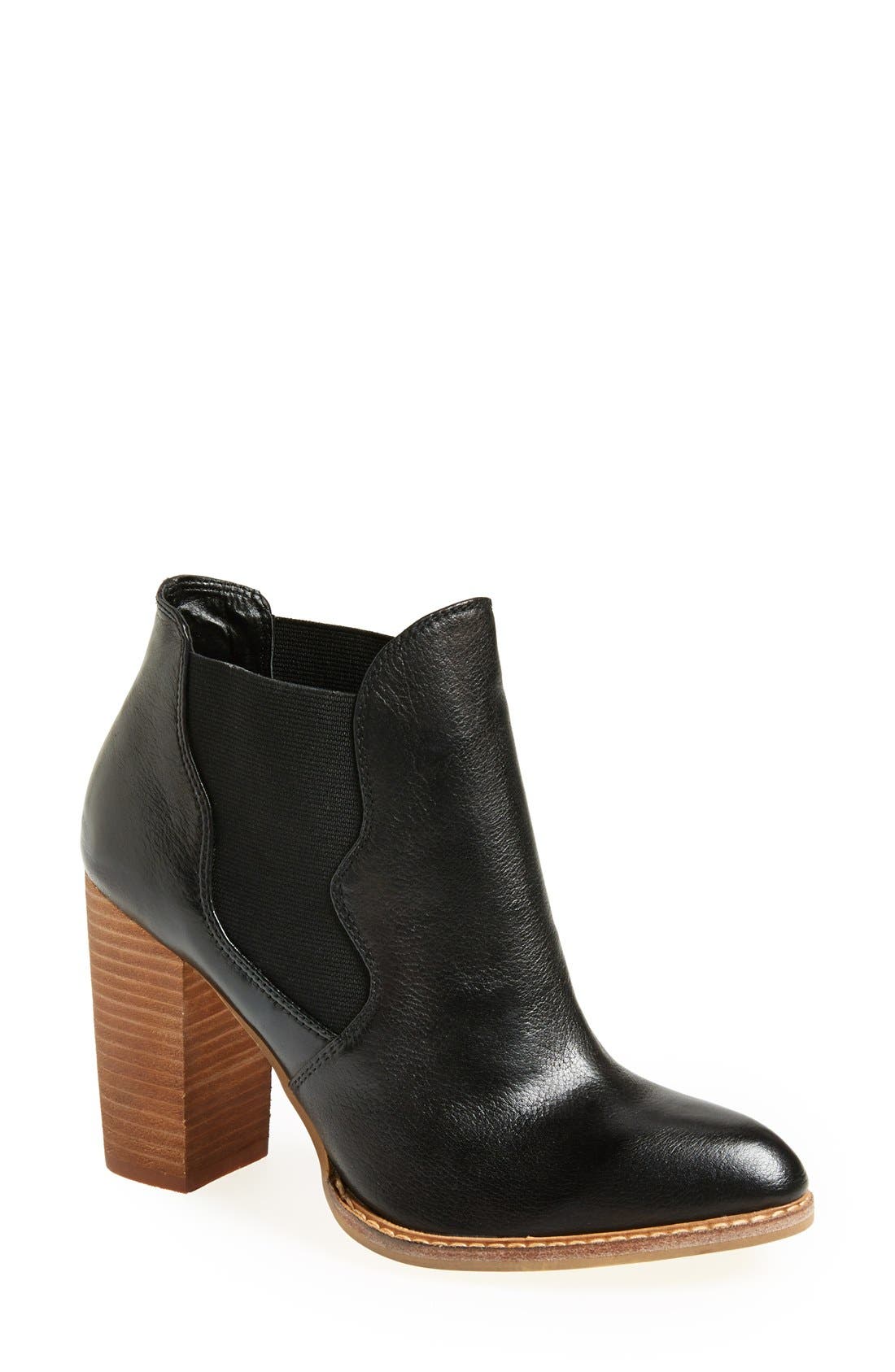 'Zane' Bootie, Main, color, BLACK