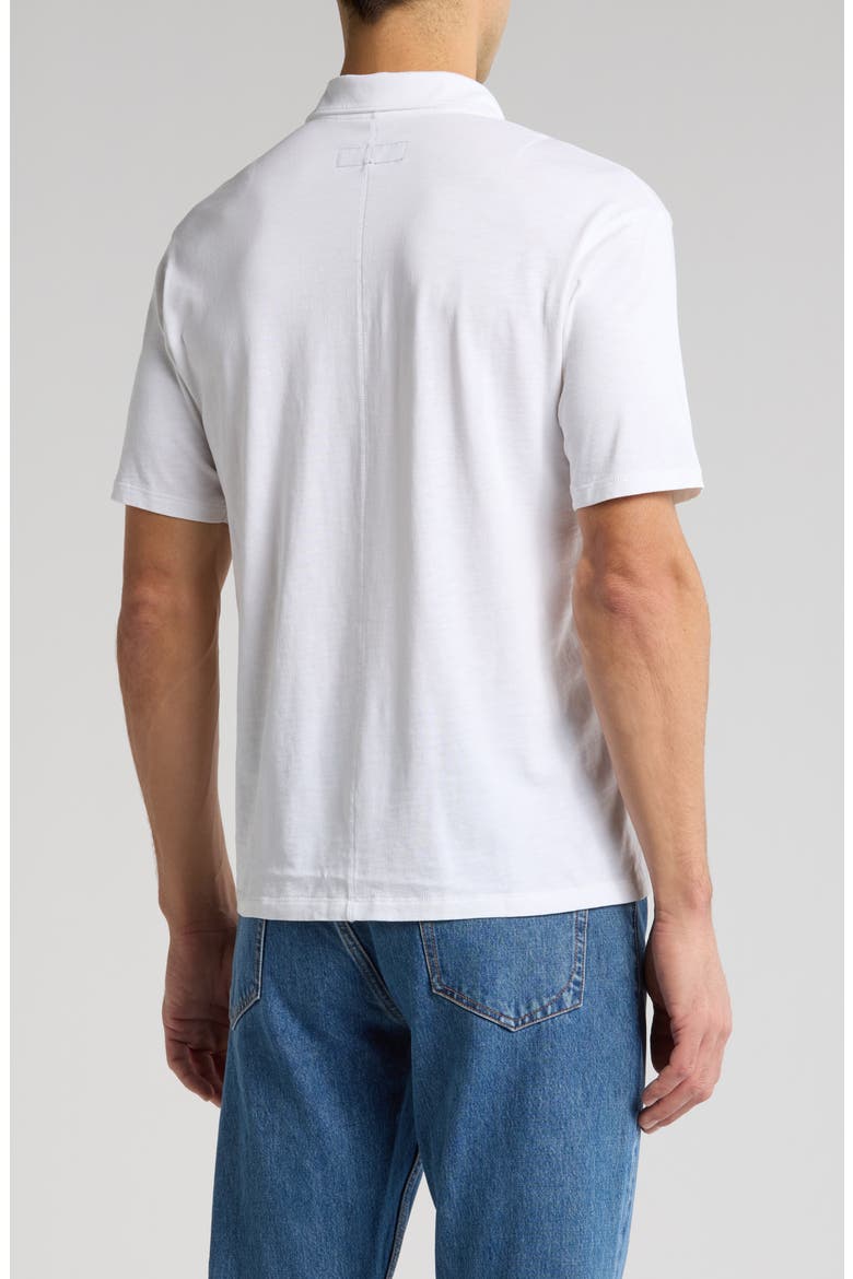 Classic Cotton Slub Jersey Polo, Alternate, color, WHITE
