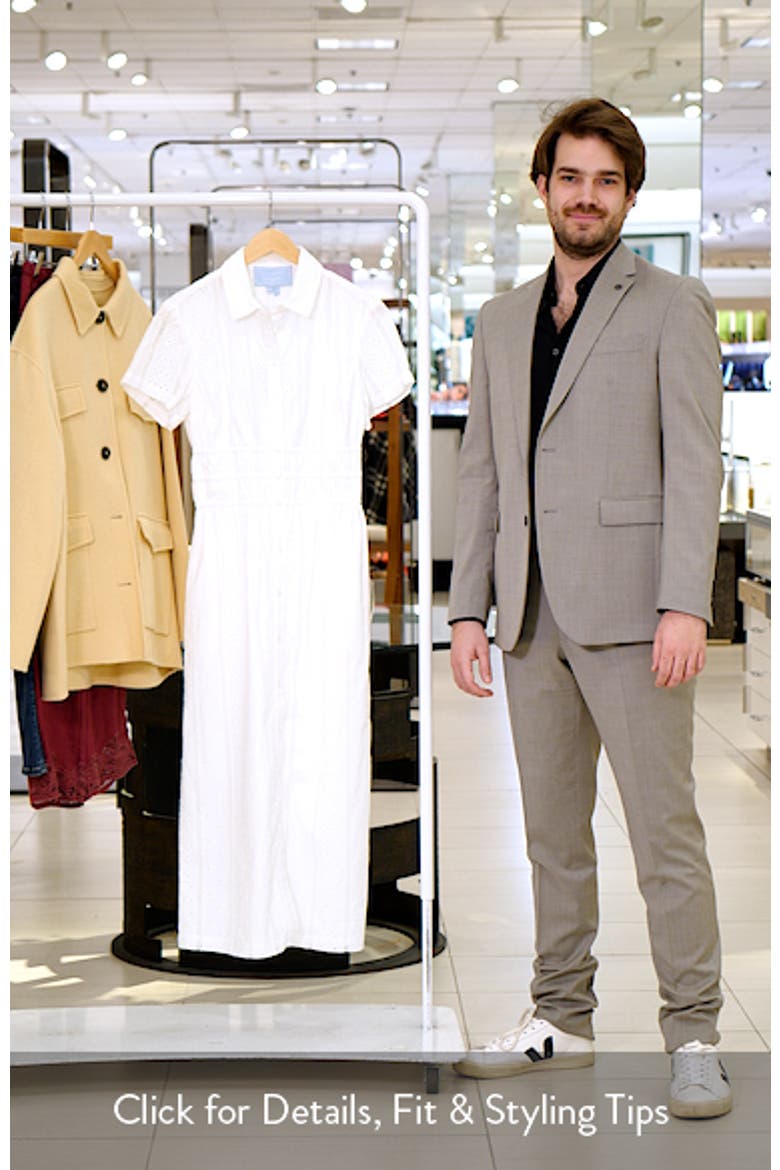 The Jamie Eyelet Nap Midi Shirtdress (Women) | Nordstrom