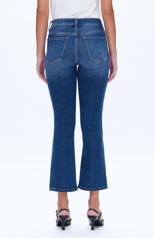 Bayeas High Waist Ankle Bootcut Jeans In Blue