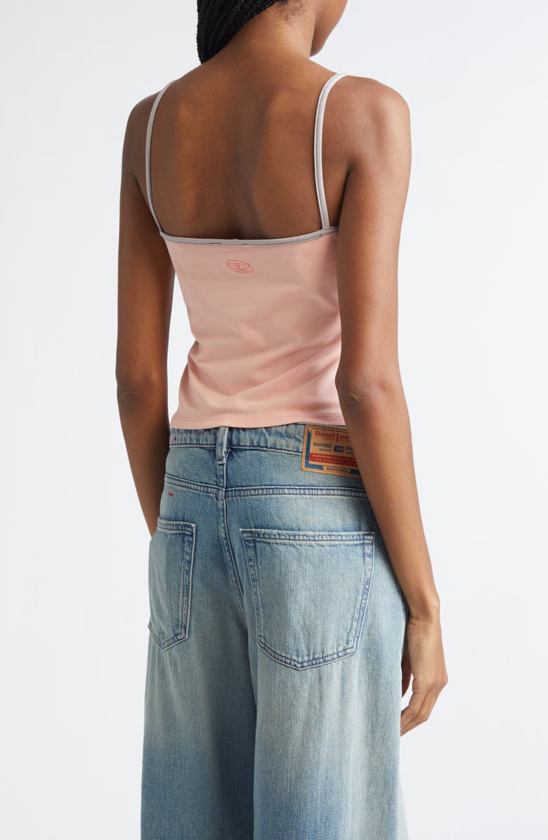 DIESEL<sup>®</sup> Cat Print Crop Camisole, Alternate, color, Coral