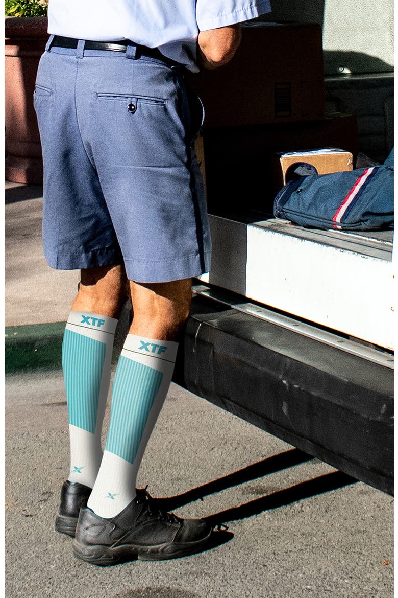 Pack of 6 Compression Knee High Socks, Alternate, color, ASSORTED